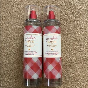 Bath & Body Works Gingham Love Red & White Mist
